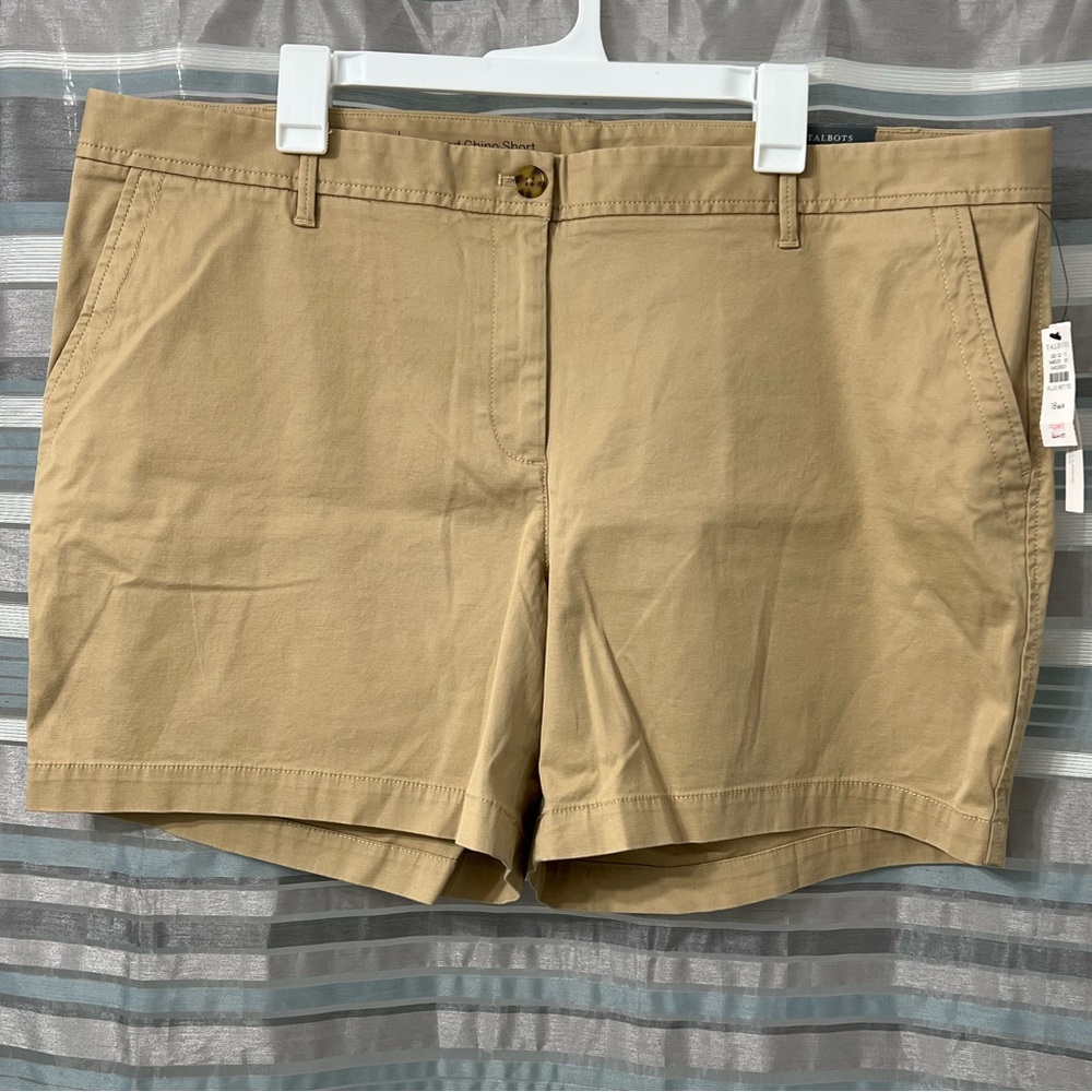 Talbots Relaxed Super Soft Chino Shorts